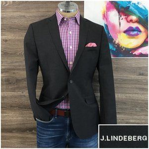 J Lindeberg Men's‎ Sport Coat Blazer Two Button Wool Sports Jacket Size 40R
